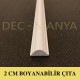 Decomanya Boyanabilir Duvar Çıtası 2 cm (Özel Ölçüde Kesim)