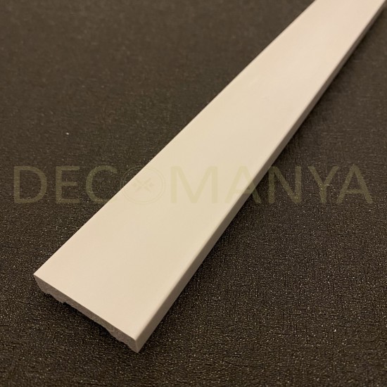 Decomanya Boyanabilir Düz Duvar Çıtası 4 cm