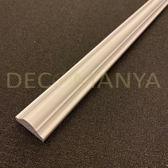 Decomanya Boyanabilir Duvar Çıtası 2,5 cm (Özel Ölçüde Kesim)