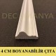 Decomanya Boyanabilir Duvar Çıtası 4 cm (Özel Ölçüde Kesim)